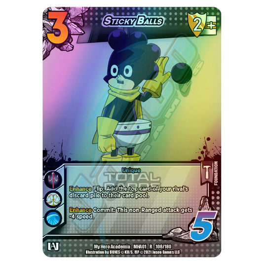 My Hero Academia - Wave 1 - Sticky Balls (Extra Rare) 108/180 (Foil)