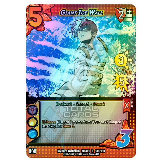 My Hero Academia - Wave 1 - Giant Ice Wall (Extra Rare) 138/180 (Foil)