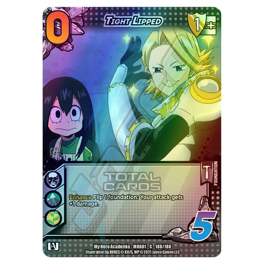 My Hero Academia - Wave 1 - Tight Lipped (Extra Rare) 180/180 (Foil)