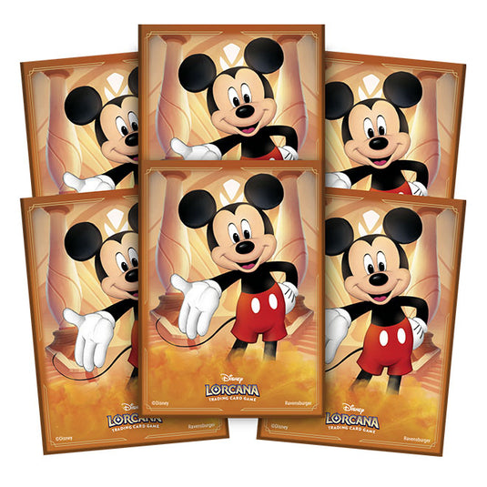 Lorcana - The First Chapter - Mickey Mouse - Card Sleeves (65 Sleeves)