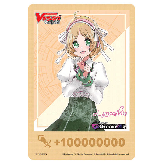 Cardfight!! Vanguard - overDress - Lyrical Melody - Fighters counter - Lyrical Lily Miiko Takeshita (D-FL/004EN)