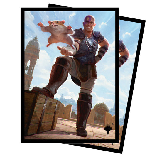 Ultra Pro - Standard Sleeves - Magic The Gathering - Commander Legends- Battle for Baldur's Gate - Minsc & Boo, Timeless Heroes (100 Sleeves)
