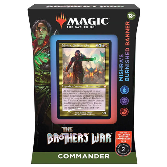 Magic the Gathering - The Brothers' War - Commander Deck - Mishra's Burnished Banner