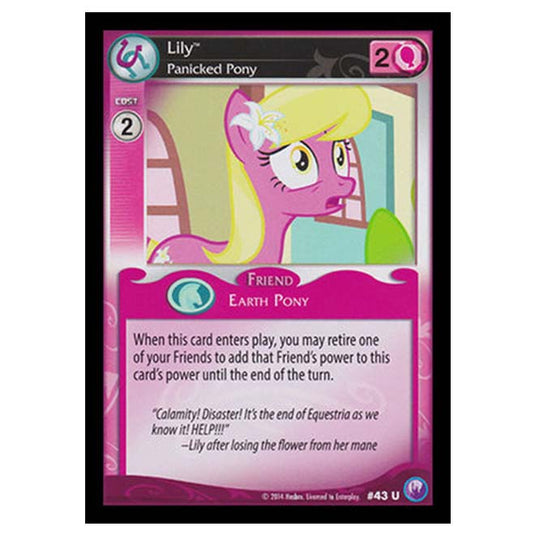 MLP - Canterlot Nights - Lily, Panicked Pony - 43/203