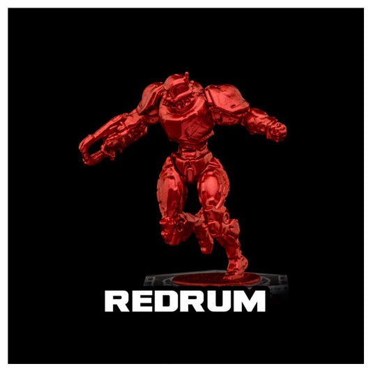 Turbo Dork Paints - Metallic Acrylic Paint 20ml Bottle - Redrum