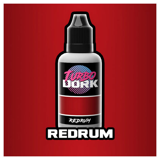 Turbo Dork Paints - Metallic Acrylic Paint 20ml Bottle - Redrum