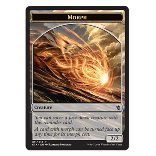Magic the Gathering - Khans Of Tarkir - Token Creature - Morph - 11/13