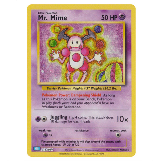 Pokemon - Scarlet & Violet - Classic Collection Promos - Mr. Mime - CLB013