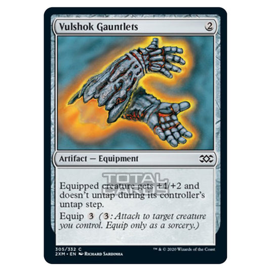 Magic The Gathering - Double Masters - Vulshok Gauntlets - 305/384