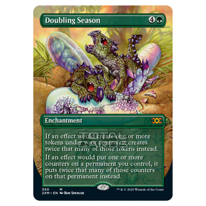 doubling season mtg card - #1 Ultimate Proxy If an effect would place one or more counters on a permanent you control Magic the Gathering Doubling Season