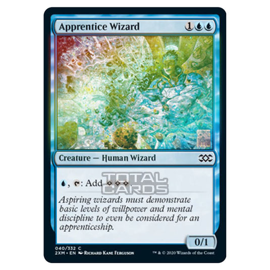 Magic The Gathering - Double Masters - Apprentice Wizard - 40/384 (Foil)