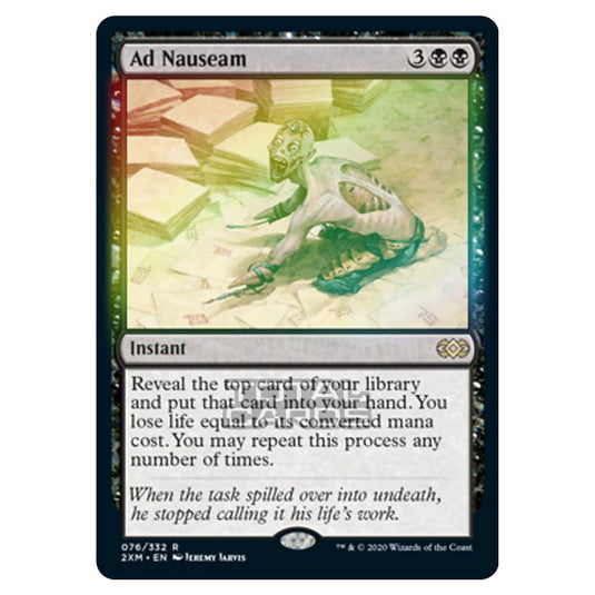 Magic The Gathering - Double Masters - Ad Nauseam - 76/384 (Foil)