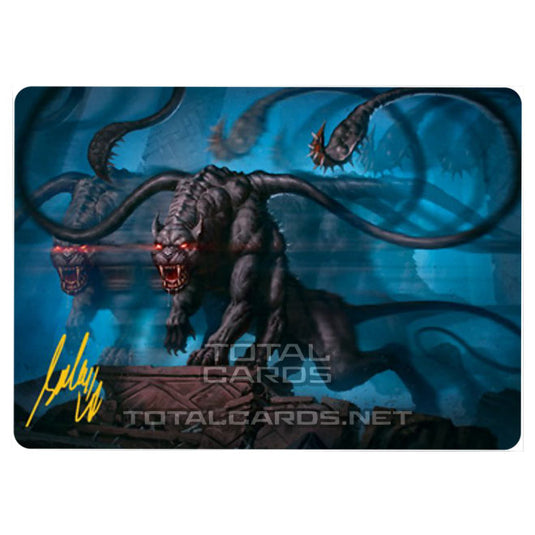 Magic The Gathering - Adventures in the Forgotten Realms - Art Series - Displacer Beast - 8/81 (Signed)