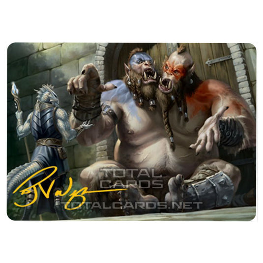 Magic The Gathering - Adventures in the Forgotten Realms - Art Series - Power of Persuasion - 13/81 (Signed)