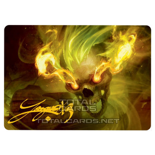 Magic The Gathering - Adventures in the Forgotten Realms - Art Series - Flameskull - 14/81 (Signed)