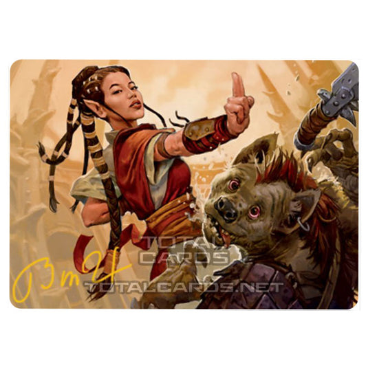 Magic The Gathering - Adventures in the Forgotten Realms - Art Series - Half-Elf Monk - 28/81 (Signed)