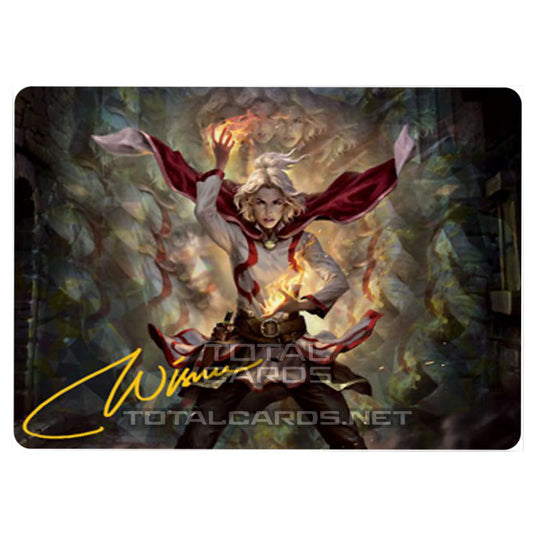 Magic The Gathering - Adventures in the Forgotten Realms - Art Series - Delina, Wild Mage - 31/81 (Signed)