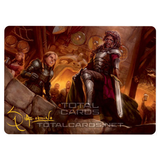 Magic The Gathering - Adventures in the Forgotten Realms - Art Series - Veteran Dungeoneer - 36/81 (Signed)