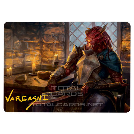 Magic The Gathering - Adventures in the Forgotten Realms - Art Series - Jaded Sell-Sword - 47/81 (Signed)