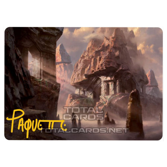 Magic The Gathering - Adventures in the Forgotten Realms - Art Series - Mountain - 62/81 (Signed)