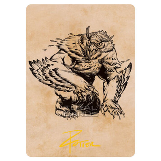 Magic The Gathering - Adventures in the Forgotten Realms - Art Series - Owlbear - 76/81 (Signed)