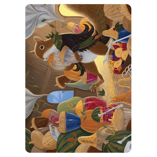 Magic The Gathering - Bloomburrow Art Series - Stocking the Pantry // Stocking the Pantry - 0024 (Foil)