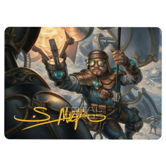Magic The Gathering - The Brothers War - Art Series - Powerstone Engineer - 002/81 (Signed)
