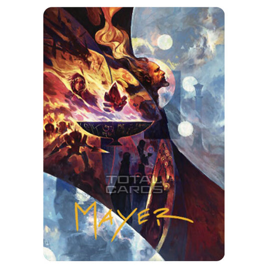 Magic The Gathering - The Brothers War - Art Series - Urza's Command - 031/81 (Signed)