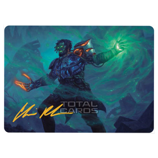 Magic The Gathering - The Brothers War - Art Series - Mishra, Claimed by Gix - 037/81 (Signed)