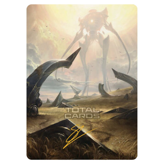 Magic The Gathering - The Brothers War - Art Series - Plains - 047/81 (Signed)