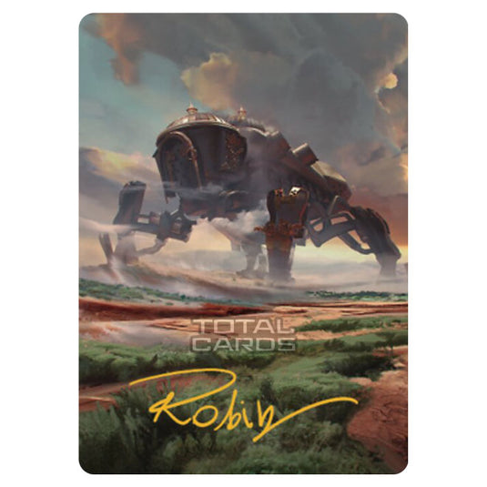 Magic The Gathering - The Brothers War - Art Series - Plains - 048/81 (Signed)