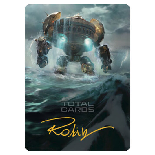 Magic The Gathering - The Brothers War - Art Series - Island - 049/81 (Signed)