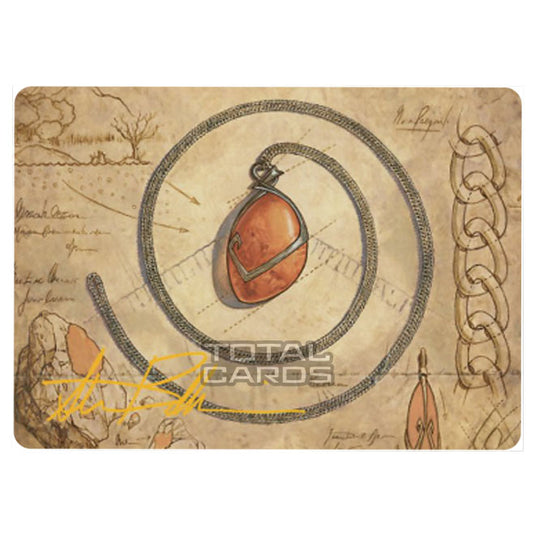 Magic The Gathering - The Brothers War - Art Series - Mox Amber - 068/81 (Signed)