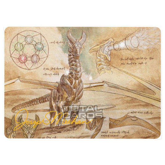 Magic The Gathering - The Brothers War - Art Series - Ramos, Dragon Engine - 074/81 (Signed)