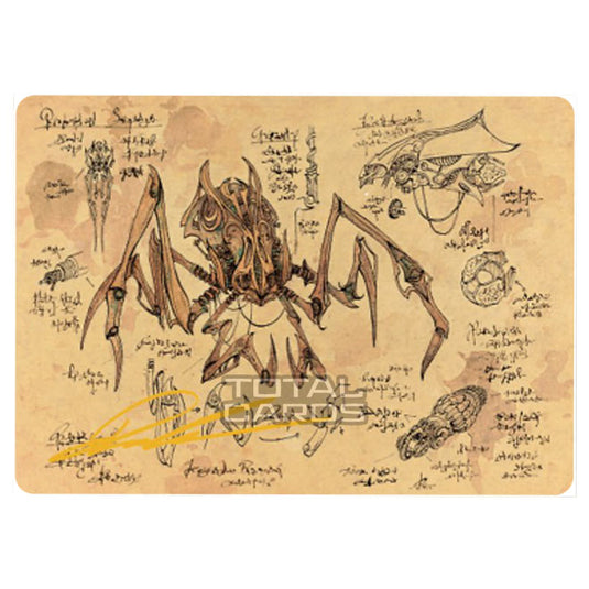 Magic The Gathering - The Brothers War - Art Series - Scrap Trawler - 075/81 (Signed)