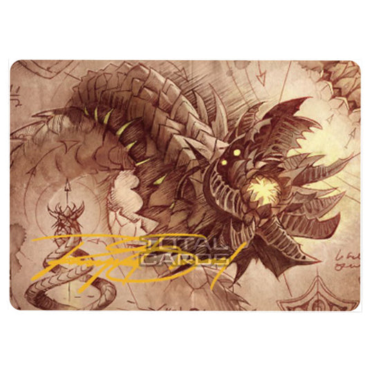 Magic The Gathering - The Brothers War - Art Series - Wurmcoil Engine - 081/81 (Signed)