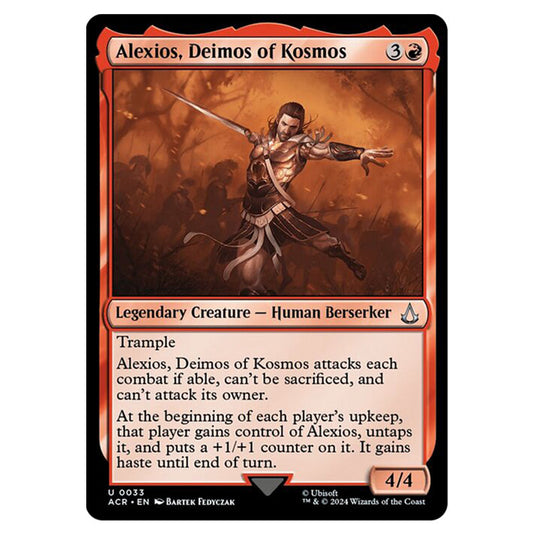 Magic The Gathering - Universes Beyond - Assassin's Creed - Alexios, Deimos of Kosmos - 0033