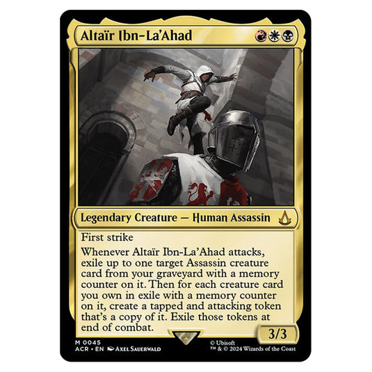 Magic The Gathering - Universes Beyond - Assassin's Creed - Altaïr Ibn-La'Ahad - 0045