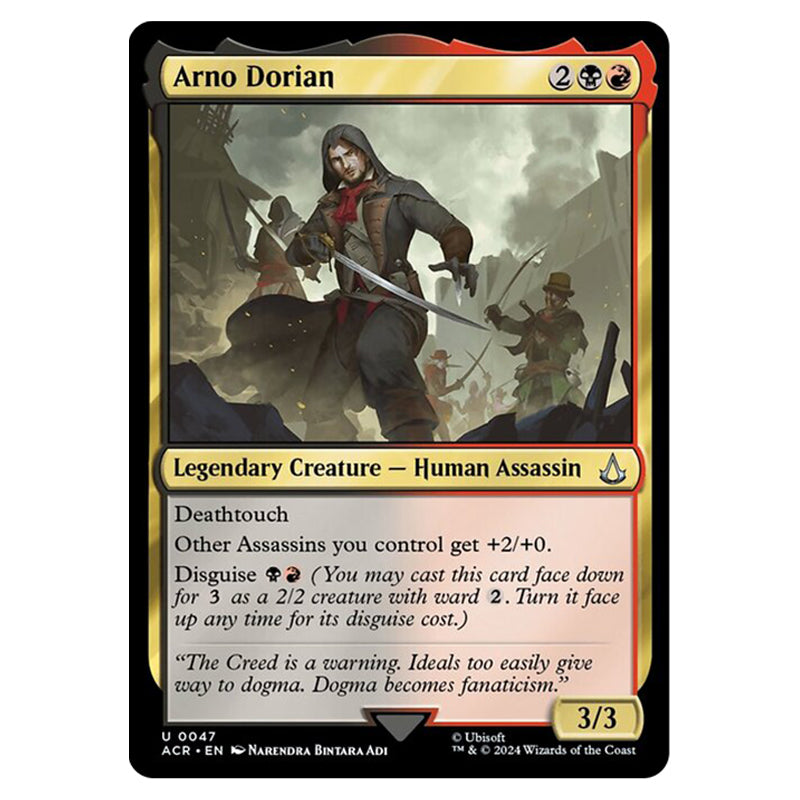 Magic The Gathering - Universes Beyond - Assassin's Creed - Arno Dorian Magic The Gathering - Universes Beyond - Assassin's Creed - Arno Dorian