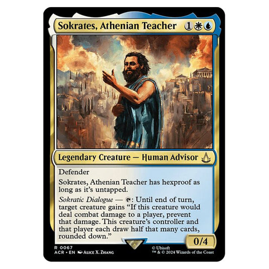 Magic The Gathering - Universes Beyond - Assassin's Creed - Sokrates, Athenian Teacher - 0067