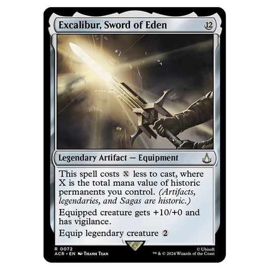 Magic The Gathering - Universes Beyond - Assassin's Creed - Excalibur, Sword of Eden - 0072
