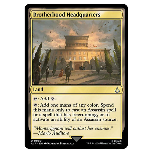 Magic The Gathering - Universes Beyond - Assassin's Creed - Brotherhood Headquarters - 0080