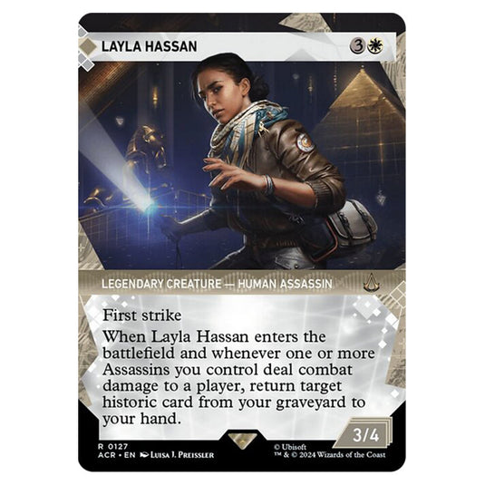 Magic The Gathering - Universes Beyond - Assassin's Creed - Layla Hassan (Showcase) - 0127