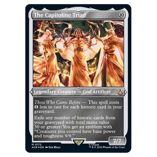 Magic The Gathering - Universes Beyond - Assassin's Creed - The Capitoline Triad (Etched Foil) - 0172