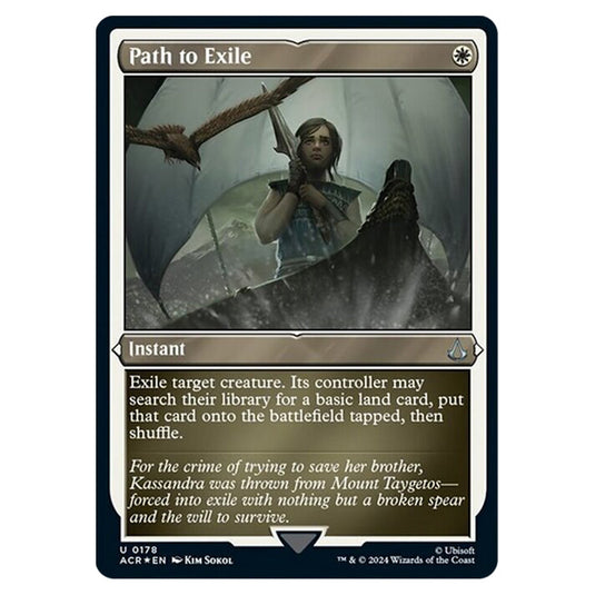 Magic The Gathering - Universes Beyond - Assassin's Creed - Path to Exile (Etched Foil) - 0178