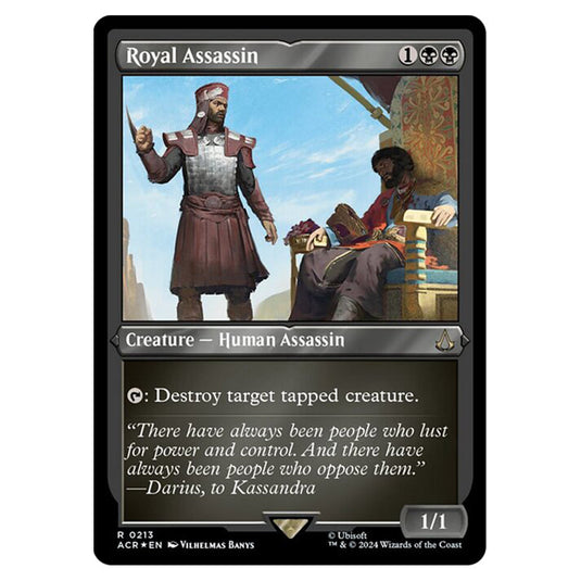 Magic The Gathering - Universes Beyond - Assassin's Creed - Royal Assassin (Etched Foil) - 0213