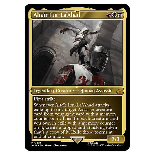 Magic The Gathering - Universes Beyond - Assassin's Creed - Altaïr Ibn-La'Ahad (Etched Foil) - 0225