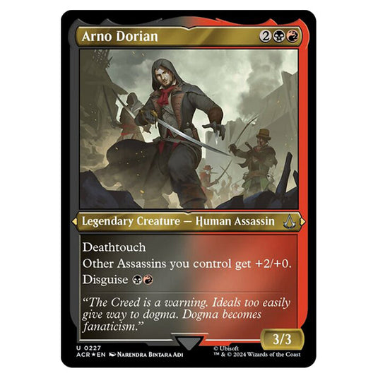 Magic The Gathering - Universes Beyond - Assassin's Creed - Arno Dorian (Etched Foil) - 0227