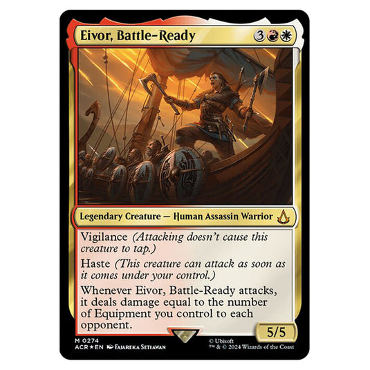 Magic The Gathering - Universes Beyond - Assassin's Creed - Eivor, Battle-Ready - 0274