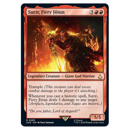 Magic The Gathering - Universes Beyond - Assassin's Creed - Surtr, Fiery Jötun - 0293